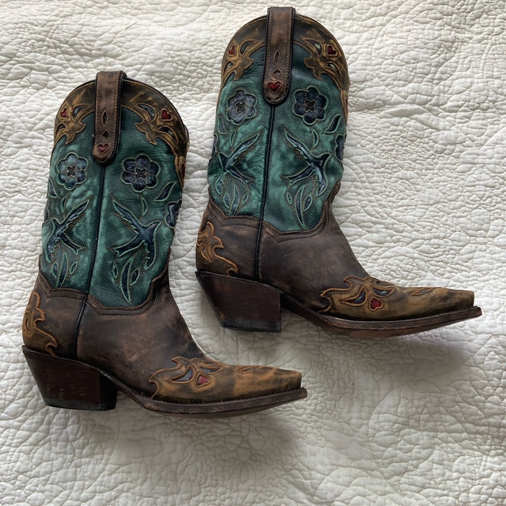 Dan Post Vintage Bluebird Leather boots size 6.5